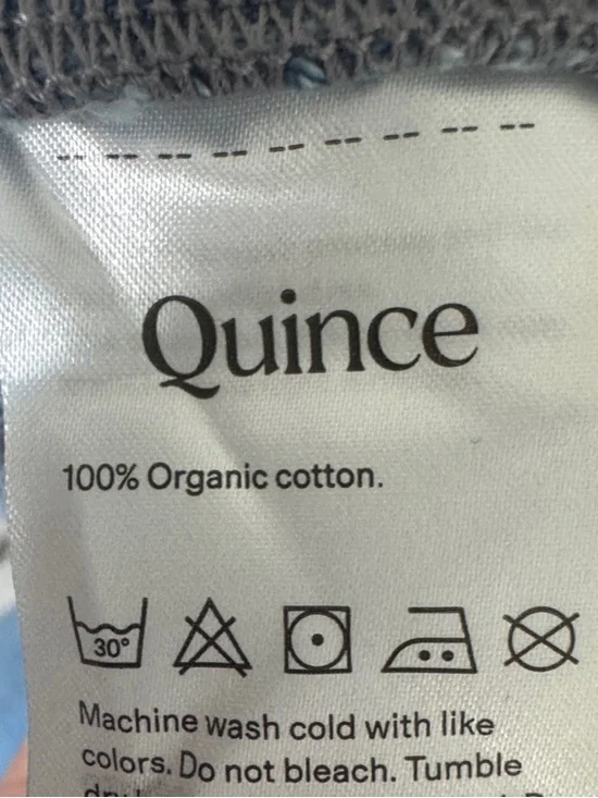 Quince Light Blue Denim Overalls size XL NWT 100% organic cotton - Picture 5 of 5